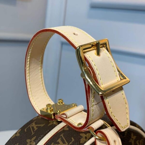 1:1 Replica Louis Vuitton LV Petite Boite Chapeau Monogram Canvas Luxury Bag For Women M43514 - 6.9in/17.5cm