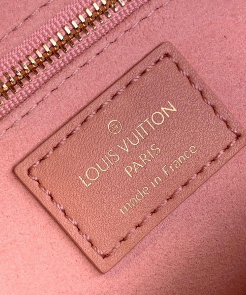 1:1 Replica Louis Vuitton LV Petite Malle Souple Monogram Canvas Pink Luxury Bag For Women M45531 -  7.9in/20cm