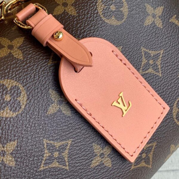 1:1 Replica Louis Vuitton LV Petite Malle Souple Monogram Canvas Pink Luxury Bag For Women M45531 -  7.9in/20cm