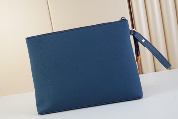 1:1 Replica Louis Vuitton LV Pochette Ipad Blue Aerogram Unique Bag For Men - 30cm