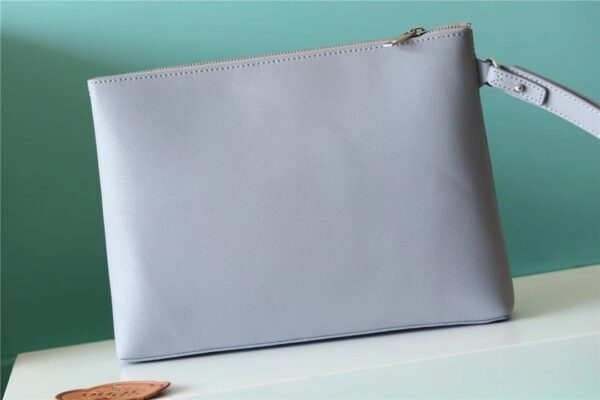 1:1 Replica Louis Vuitton LV Pochette Ipad Grey Aerogram Unique Bag For Men M81029 - 30cm
