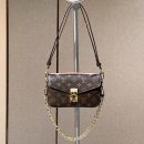 1:1 Replica Louis Vuitton LV Pochette Métis East West Brown Essential Bag For Women M46279‎ 8.5in/21.5cm
