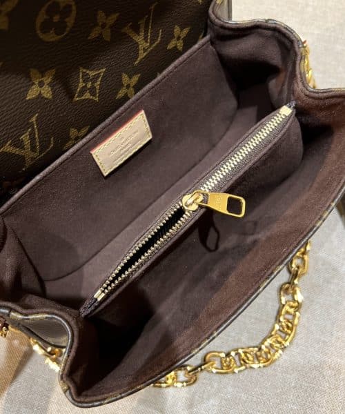 1:1 Replica Louis Vuitton LV Pochette Métis East West Brown Essential Bag For Women M46279‎ 8.5in/21.5cm