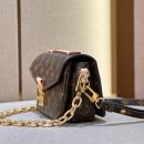 1:1 Replica Louis Vuitton LV Pochette Métis East West Brown Essential Bag For Women M46279‎ 8.5in/21.5cm
