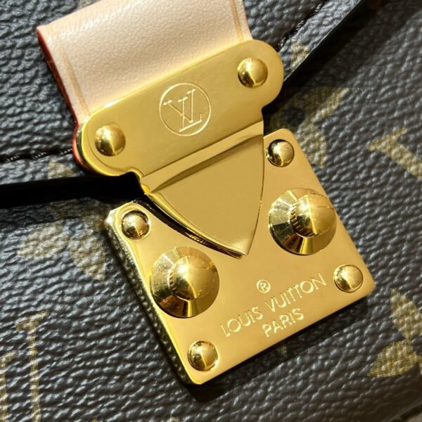 1:1 Replica Louis Vuitton LV Pochette Métis East West Brown Essential Bag For Women M46279‎ 8.5in/21.5cm