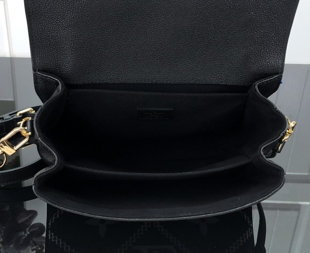 1:1 Replica Louis Vuitton LV Pochette Metis Monogram Empreinte Black Luxury Bag For Women M46028 - 9.8in/25cm