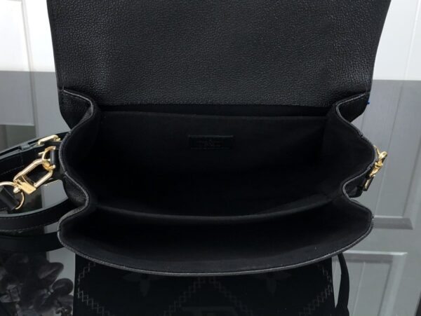 1:1 Replica Louis Vuitton LV Pochette Metis Monogram Empreinte Black Luxury Bag For Women M46028 - 9.8in/25cm