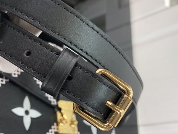 1:1 Replica Louis Vuitton LV Pochette Metis Monogram Empreinte Black Luxury Bag For Women M46028 - 9.8in/25cm