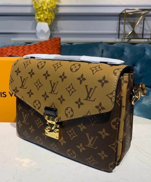 1:1 Replica Louis Vuitton LV Pochette Métis Monogram Reverse Canvas Luxury Bag For Women M44876 - 9.8in/25cm
