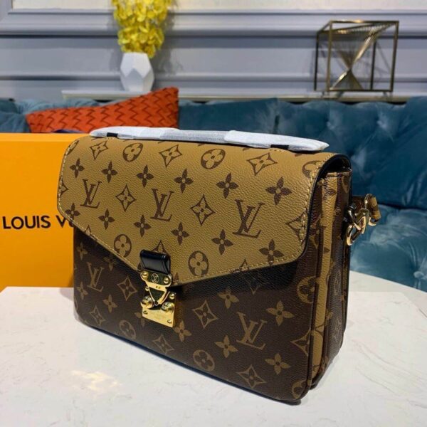 1:1 Replica Louis Vuitton LV Pochette Métis Monogram Reverse Canvas Luxury Bag For Women M44876 - 9.8in/25cm