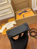 1:1 Replica Louis Vuitton LV Pochette Trunk Verticale Monogram Canvas Black Luxury Bag For Women M63913 - 6.9in/18cm