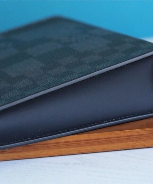 1:1 Replica Louis Vuitton LV Pochette Voyage MM Damier Graphite 3D Canvas Grey Unique Bag For Men N60444 - 27cm