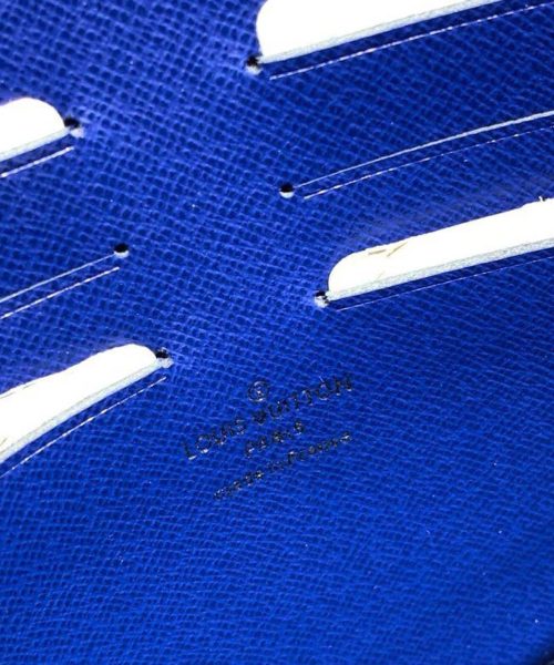1:1 Replica Louis Vuitton LV Pochette Voyage MM Monogram Eclipse Canvas Pacific Blue Unique Bag For Men M30423 - 10.6in/27cm