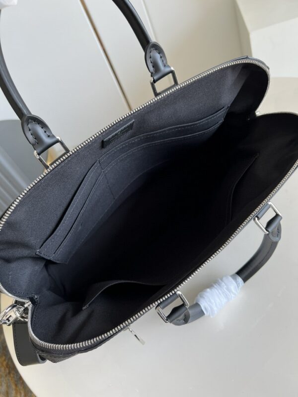 1:1 Replica Louis Vuitton LV Porte-Documents Jour Damier Graphite Canvas Unique Bag For Men N48260 - 14.6in/37cm