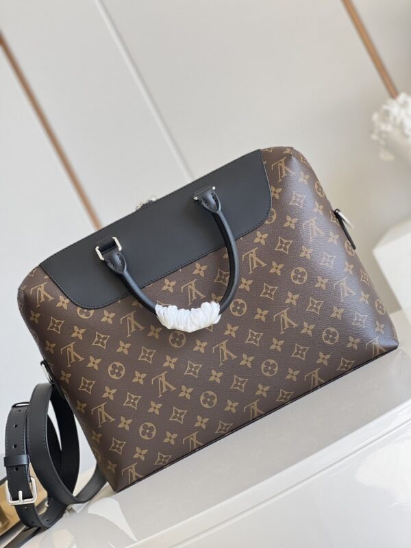 1:1 Replica Louis Vuitton LV Porte-Documents Jour Monogram Canvas Unique Bag For Men - 14.6in/37cm