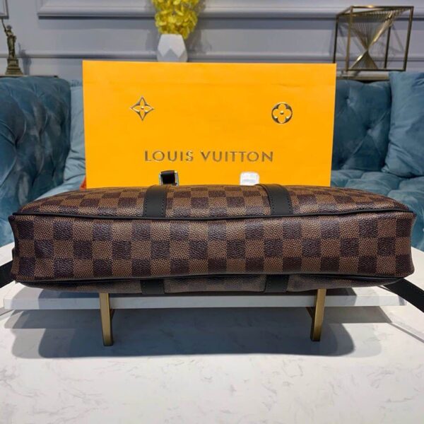1:1 Replica Louis Vuitton LV Porte-Documents Voyage PM Damier Ebene Canvas Luxury Bag For Women N41466 - 14.6in/37cm