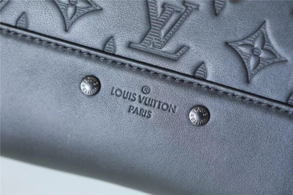 1:1 Replica Louis Vuitton LV Racer Backpack Monogram Shadow Leather Unique Bag For Men M46109 - 41cm