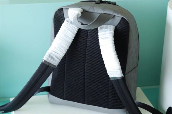 1:1 Replica Louis Vuitton LV Racer Backpack Monogram Shadow Leather Unique Bag For Men M46105 - 41cm