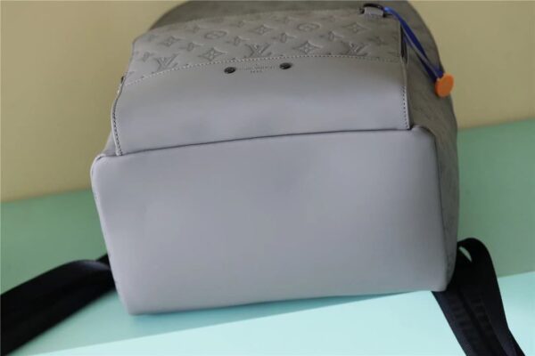 1:1 Replica Louis Vuitton LV Racer Backpack Monogram Shadow Leather Unique Bag For Men M46105 - 41cm