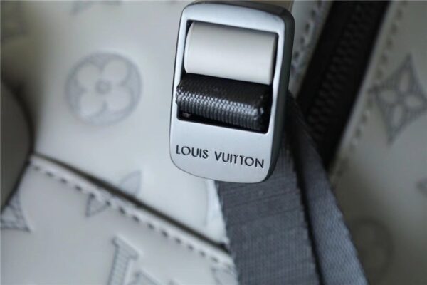 1:1 Replica Louis Vuitton LV Racer Backpack Monogram Shadow Leather Unique Bag For Men M46105 - 41cm