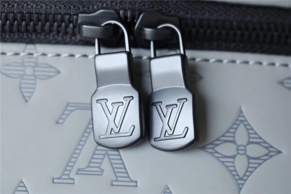 1:1 Replica Louis Vuitton LV Racer Backpack Monogram Shadow Leather Unique Bag For Men M46105 - 41cm