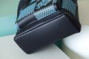1:1 Replica Louis Vuitton LV Racer Damier Spray Blue Unique Bag For Men - 16in/41cm