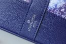 1:1 Replica Louis Vuitton LV Randonee Messenger Monogram Stripes Blue Unique Bag For Men - 10.4in/26cm