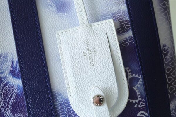1:1 Replica Louis Vuitton LV Randonee Messenger Monogram Stripes Blue Unique Bag For Men - 10.4in/26cm