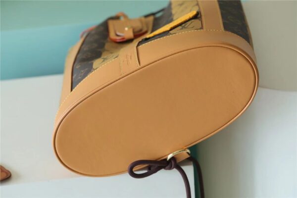 1:1 Replica Louis Vuitton LV Randonee Messenger Monogram Stripes Brown Unique Bag For Men M45968 - 10.4in/26cm