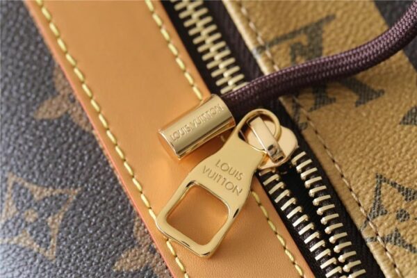 1:1 Replica Louis Vuitton LV Randonee Messenger Monogram Stripes Brown Unique Bag For Men M45968 - 10.4in/26cm