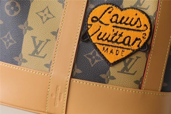 1:1 Replica Louis Vuitton LV Randonee Messenger Monogram Stripes Brown Unique Bag For Men M45968 - 10.4in/26cm