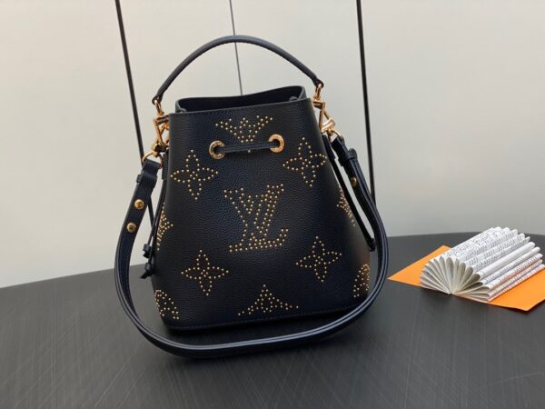 1:1 Replica Louis Vuitton LV Néonoé BB Monogram Empreinte Leather Luxury Bag For Women M46734- 7.9 Inches/ 20 Cm