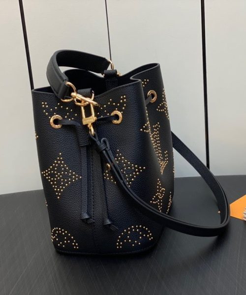 1:1 Replica Louis Vuitton LV Néonoé BB Monogram Empreinte Leather Luxury Bag For Women M46734- 7.9 Inches/ 20 Cm