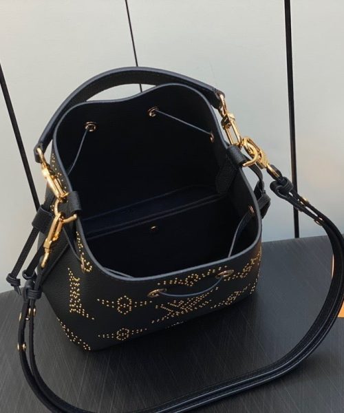 1:1 Replica Louis Vuitton LV Néonoé BB Monogram Empreinte Leather Luxury Bag For Women M46734- 7.9 Inches/ 20 Cm