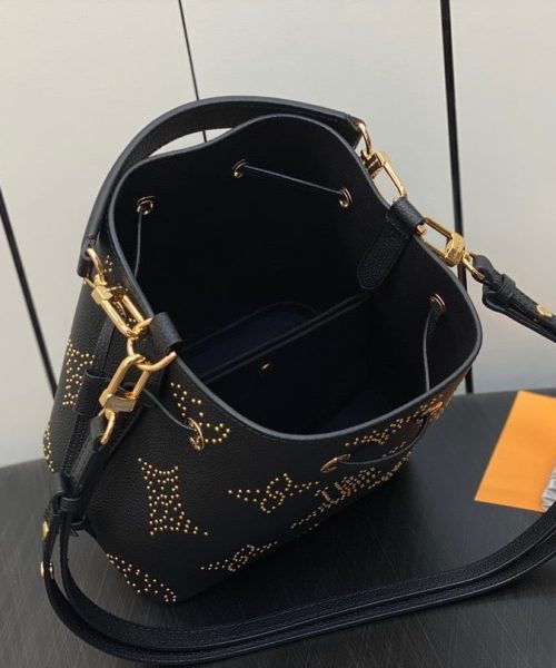1:1 Replica Louis Vuitton LV Néonoé BB Monogram Empreinte Leather Luxury Bag For Women M46734- 7.9 Inches/ 20 Cm