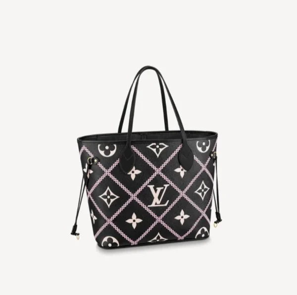 louis-vuitton-replica-neverfull-mm-monogram-empreinte-black-m46040