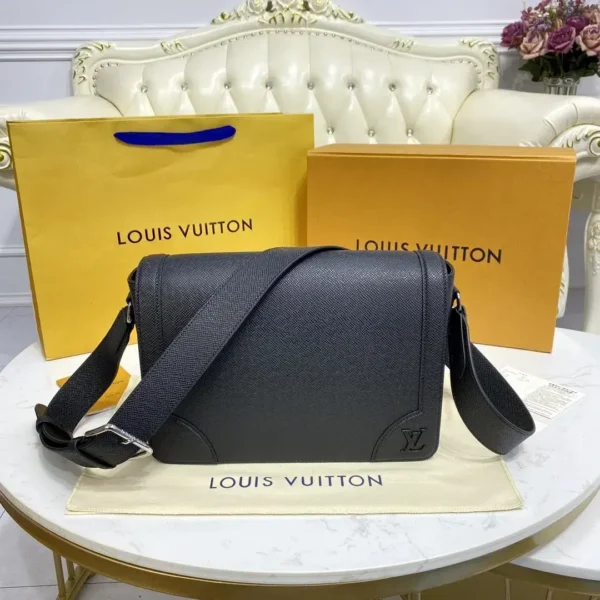 louis-vuitton-replica-new-flap-messenger-taiga-black-m30807