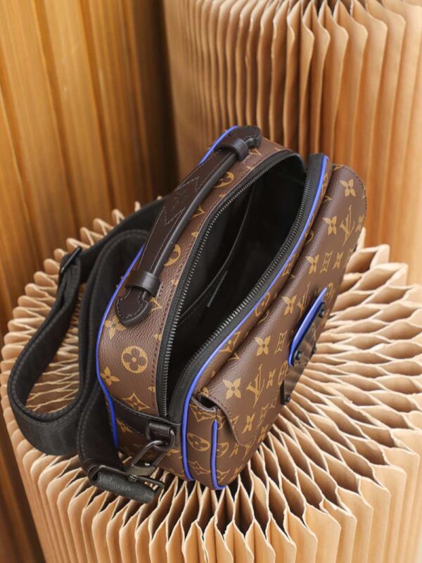 1:1 Replica Louis Vuitton LV S Lock Slingbag Monogram Macassar Luxury Bag For Women M45863 - 22cm / 8.7in