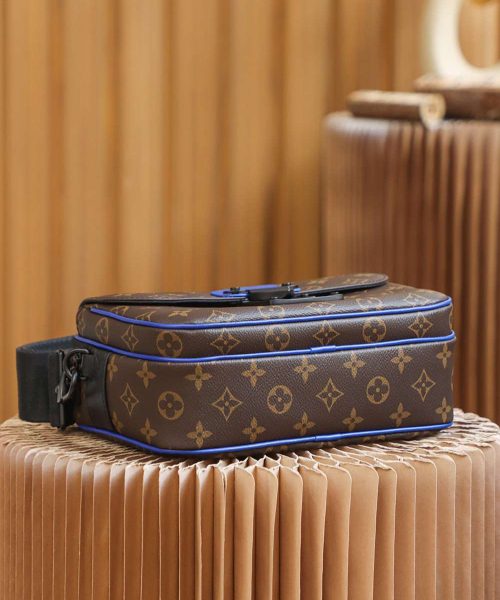 1:1 Replica Louis Vuitton LV S Lock Slingbag Monogram Macassar Luxury Bag For Women M45863 - 22cm / 8.7in