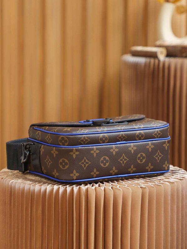 1:1 Replica Louis Vuitton LV S Lock Slingbag Monogram Macassar Luxury Bag For Women M45863 - 22cm / 8.7in