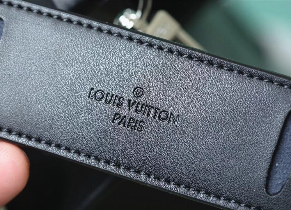 1:1 Replica Louis Vuitton LV Sac Plat Cross Damier Graphite Canvas Unique Bag For Men N45276 - 11.2in/28.5cm