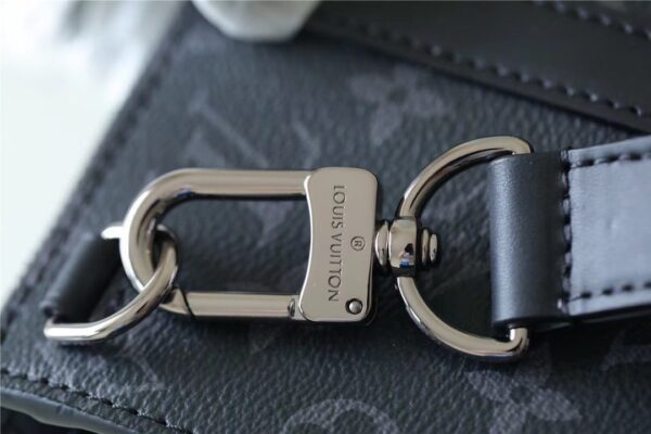 1:1 Replica Louis Vuitton LV Sac Plat Cross Monogram Eclipse Reverse Canvas Unique Bag For Men M59664 - 11.2in/28.5cm