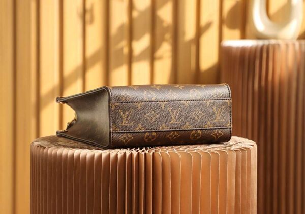 1:1 Replica Louis Vuitton LV Sac Plat PM Monogram Canvas Brown Luxury Bag For Women M45847 - 32cm / 12.6in