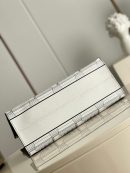 1:1 Replica Louis Vuitton LV Sac Plat Tote Bag White Luxury Bag For Women - 13.8in/35cm