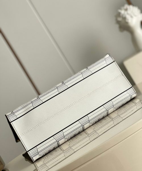 1:1 Replica Louis Vuitton LV Sac Plat Tote Bag White Luxury Bag For Women - 13.8in/35cm