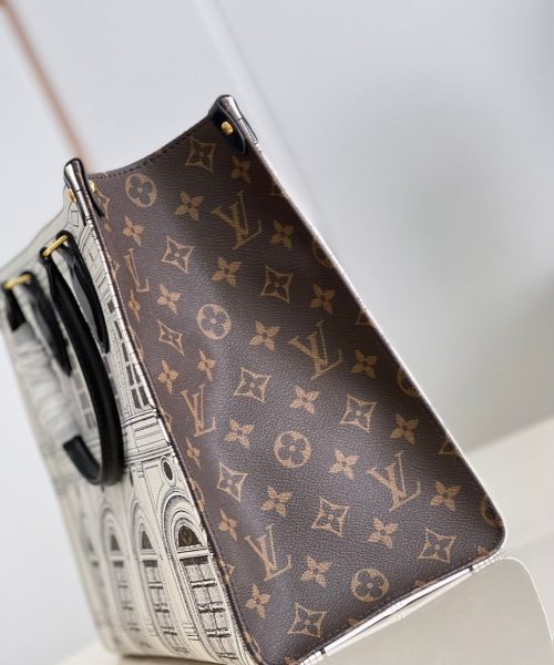 1:1 Replica Louis Vuitton LV Sac Plat Tote Bag White Luxury Bag For Women - 13.8in/35cm