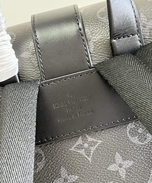 1:1 Replica Louis Vuitton LV Saumur Backpack Monogram Eclipse Canvas Unique Bag For Men M45913 - 42cm