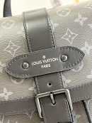 1:1 Replica Louis Vuitton LV Saumur Backpack Monogram Eclipse Canvas Unique Bag For Men M45913 - 42cm