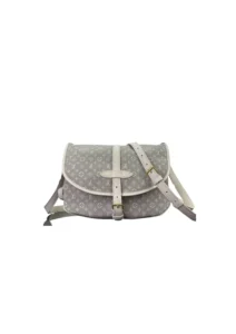 1:1 Replica Louis Vuitton LV Saumur MM Monogram Canvas Beige/Blue/Brown Luxury Bag For Women - 11.8in/30cm