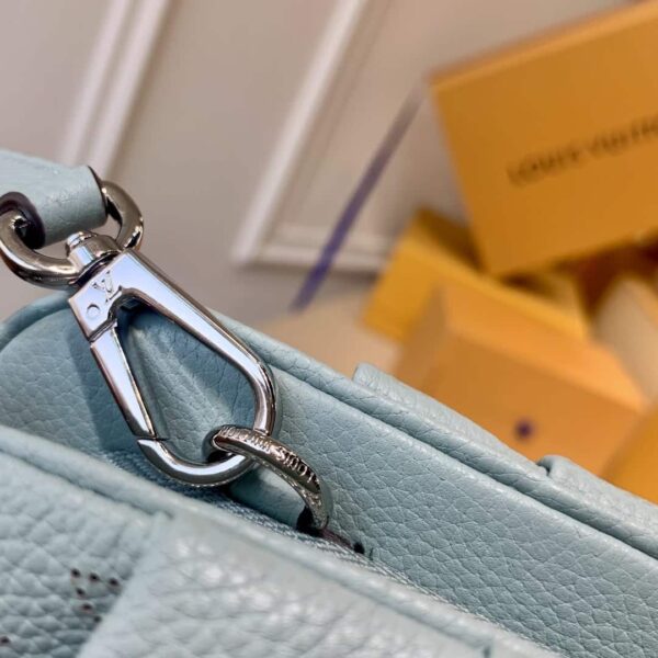 1:1 Replica Louis Vuitton LV Scala Mini Pouch Vert Lagon 9in/ 23cm M80094 Luxury Bag For Women